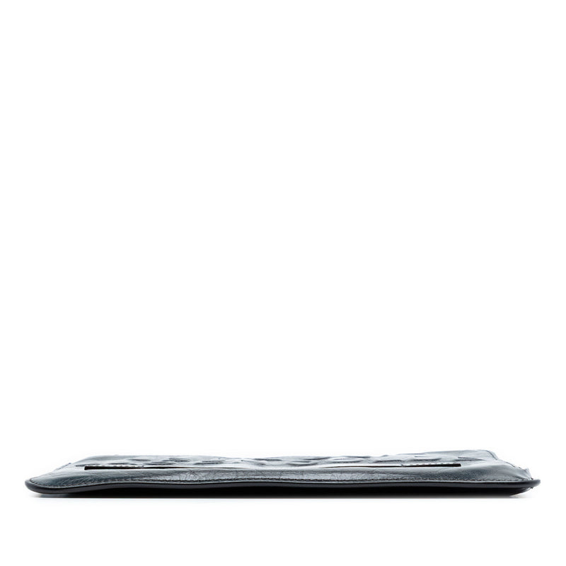 Distressed Calfskin Je Ne Suis Pas En Solde Clutch - Image 3