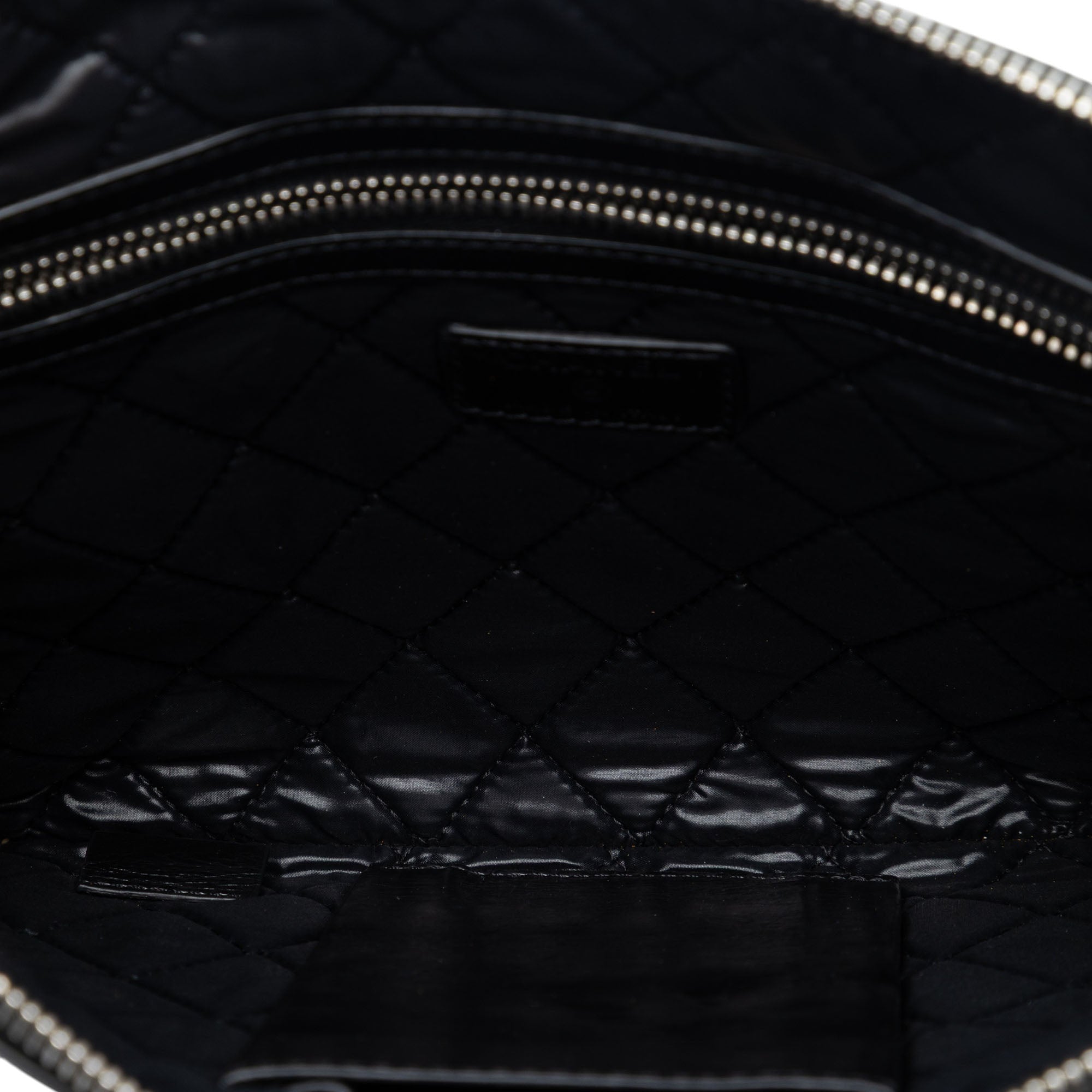 Distressed Calfskin Je Ne Suis Pas En Solde Clutch - Image 4