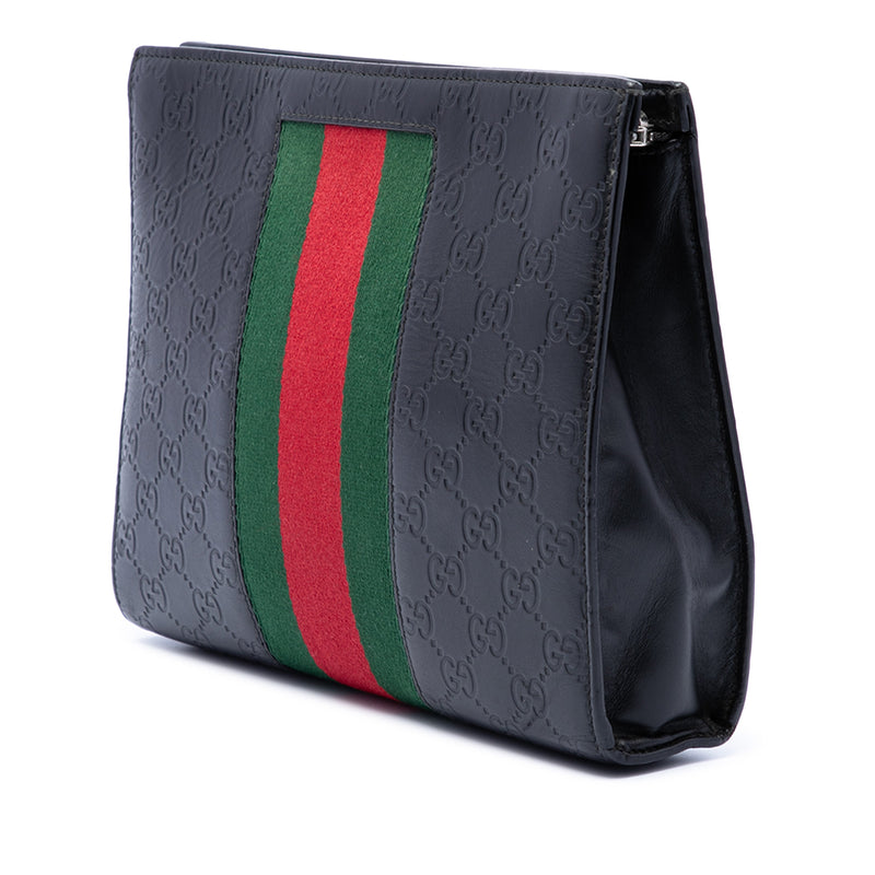 Guccissima Web Clutch - Image 2