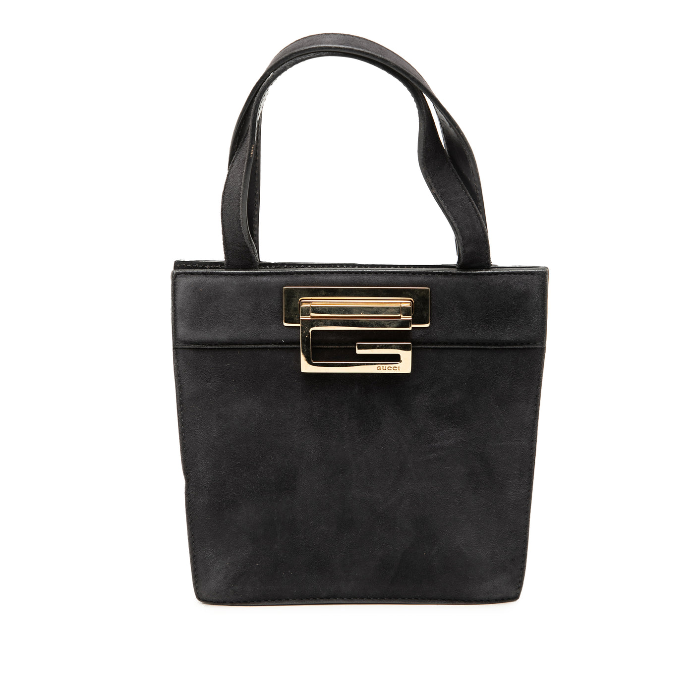 G Suede Handbag - Image 1