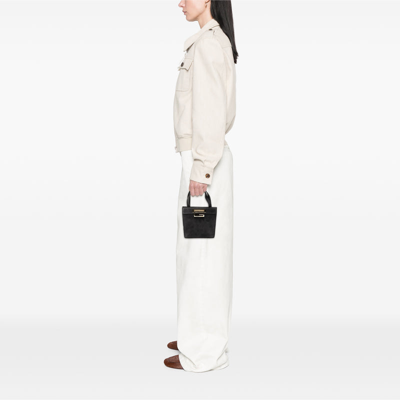 G Suede Handbag - Image 9