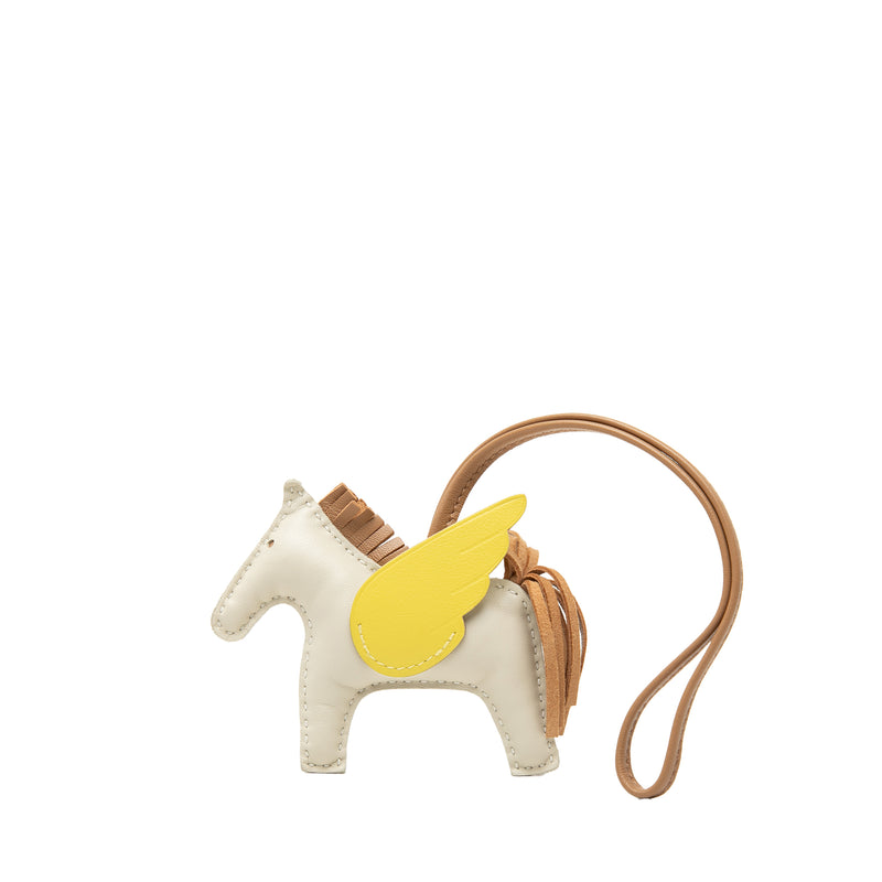 Milo Lambskin and Swift Grigri Rodeo Pegase Bag Charm PM - Image 2