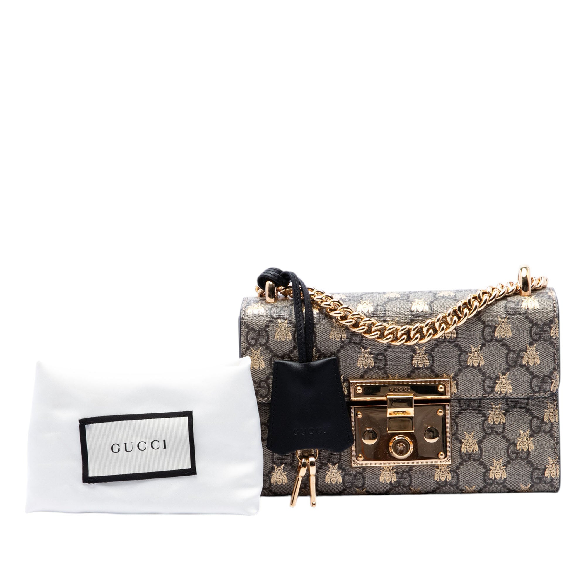 Small GG Supreme Bee Padlock Crossbody - Image 7