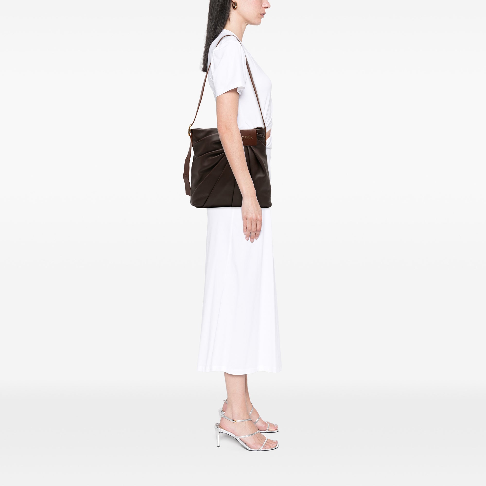 Mellow Nappa Draped Tote - Image 6