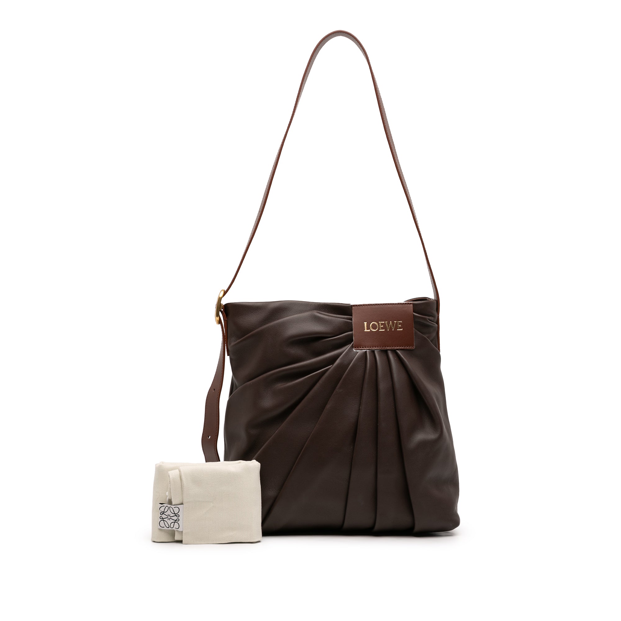Mellow Nappa Draped Tote - Image 7