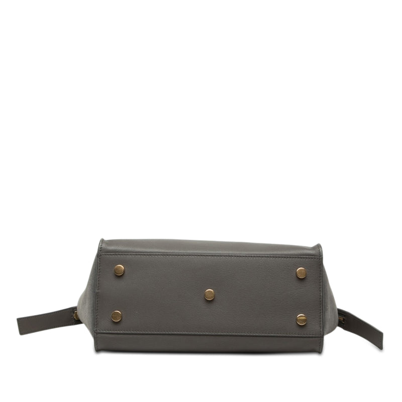 Baby Leather Monogram Downtown Cabas Satchel - Image 3