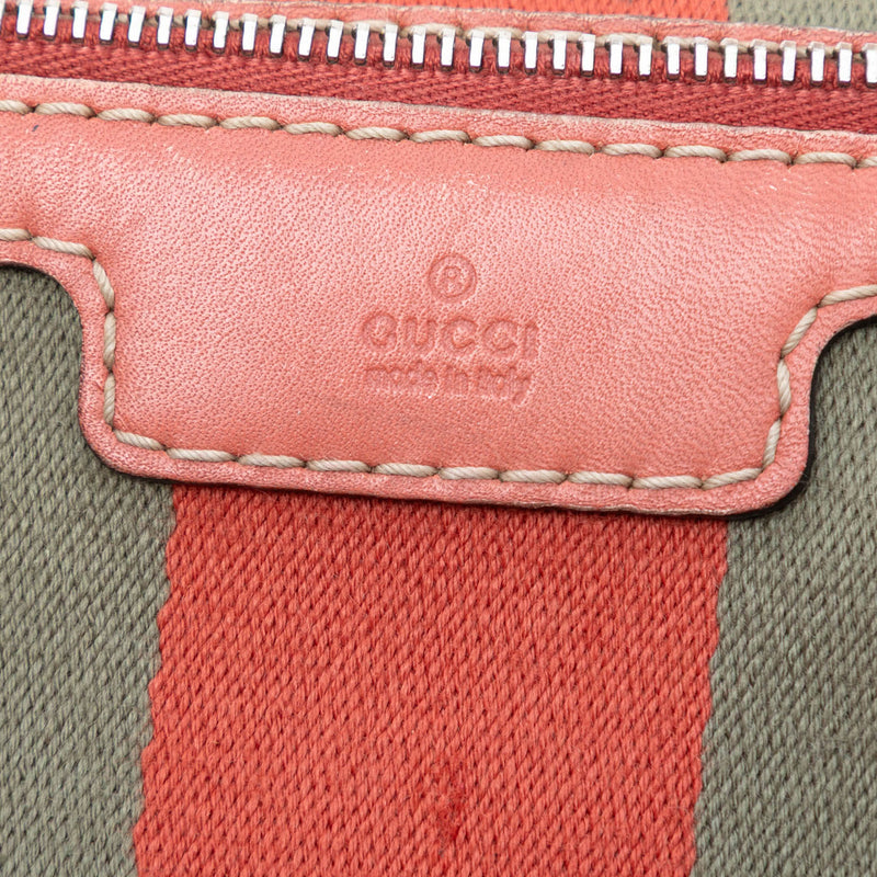 Medium GG Canvas Web Joy Boston Bag - Image 5