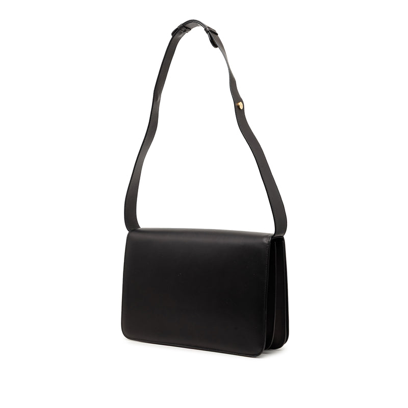 Leather Wooden Gancini Shoulder Bag - Image 2