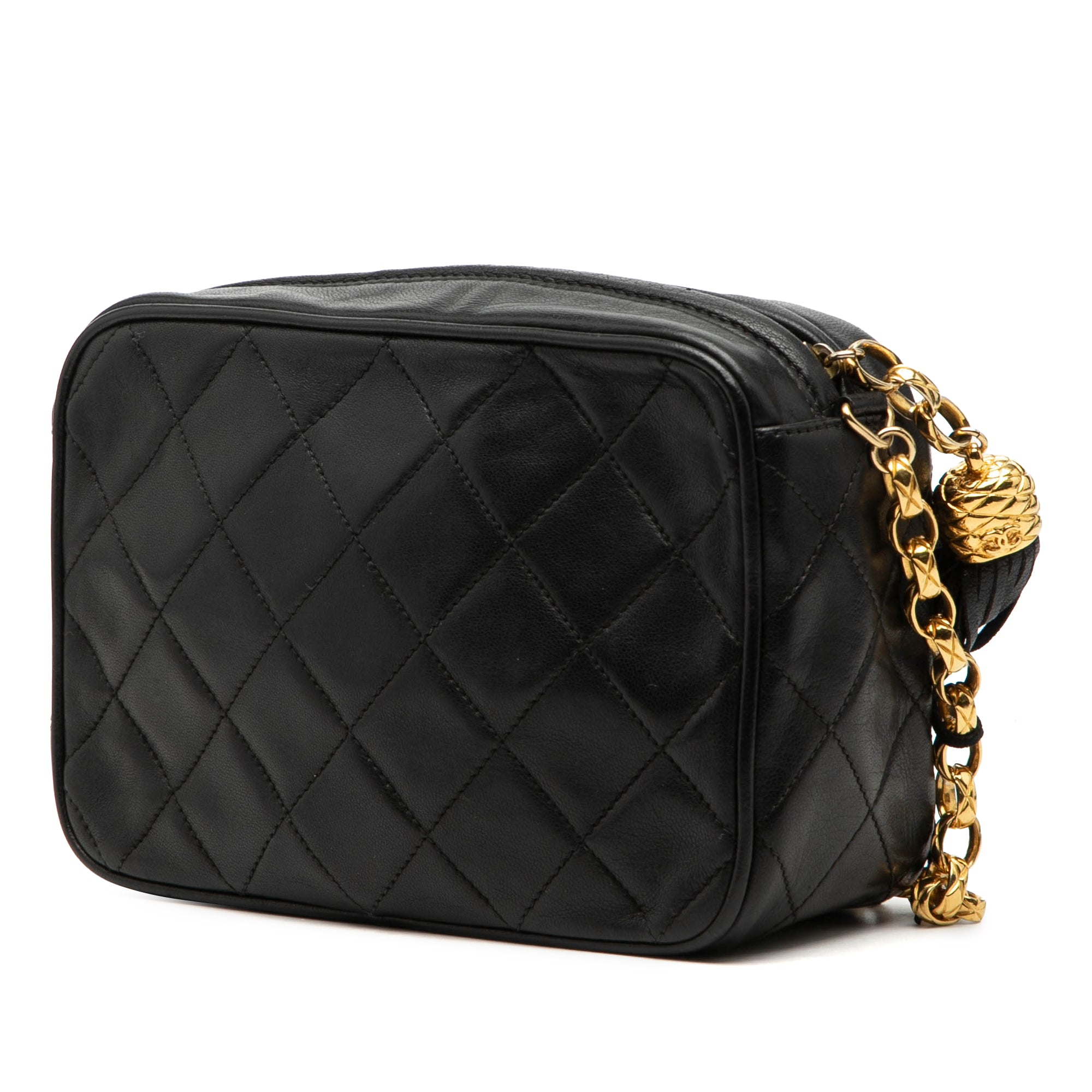 CC Quilted Lambskin Tassel Camera Bag - Image 2