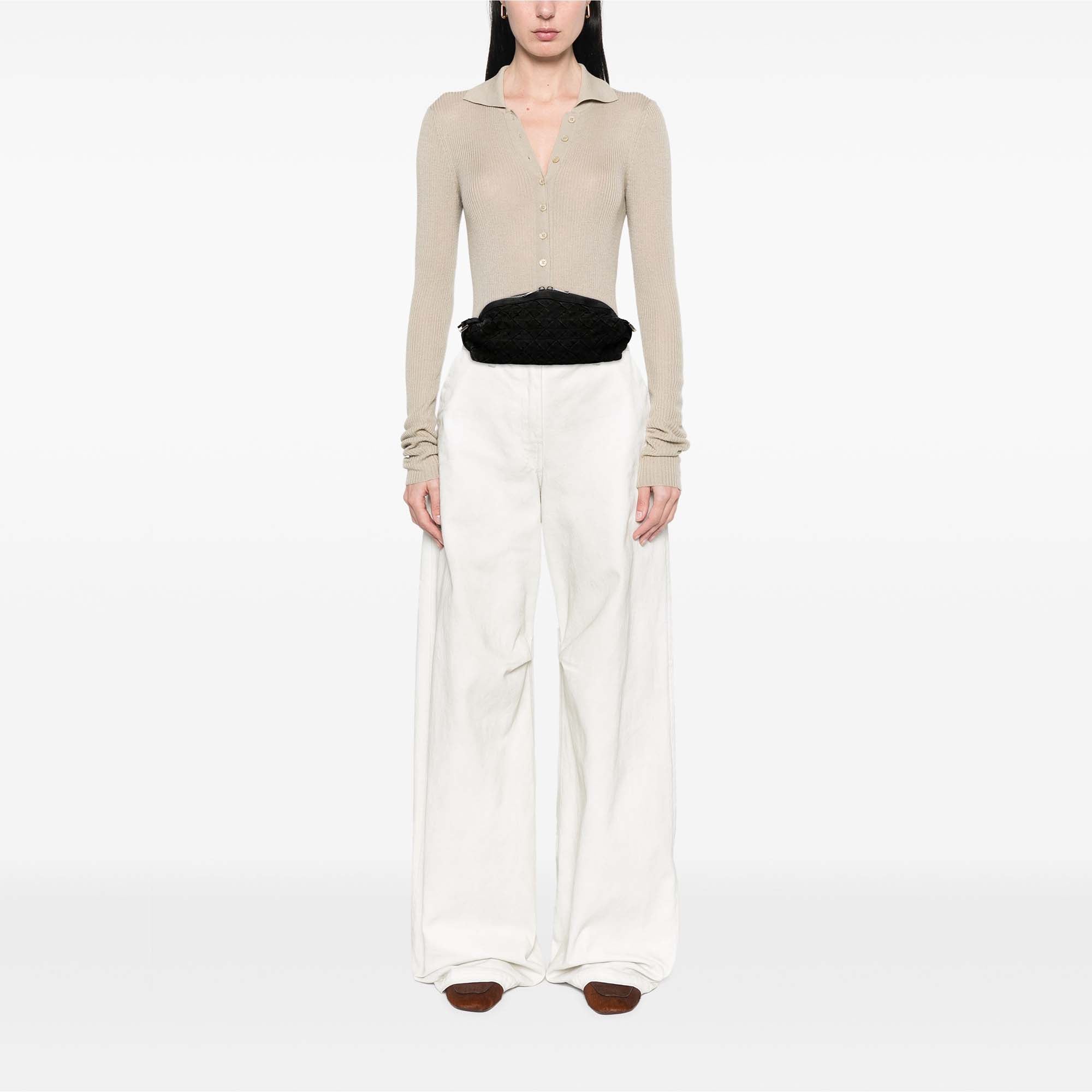 Canvas Intrecciato Webbing Belt Bag - Image 7