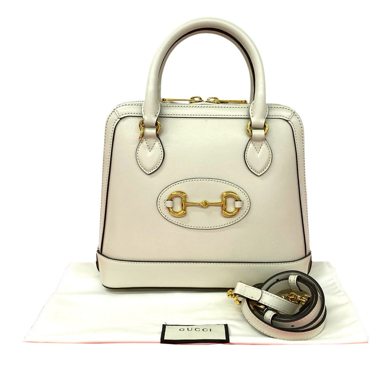 Small Leather Horsebit 1955 Satchel - Image 10