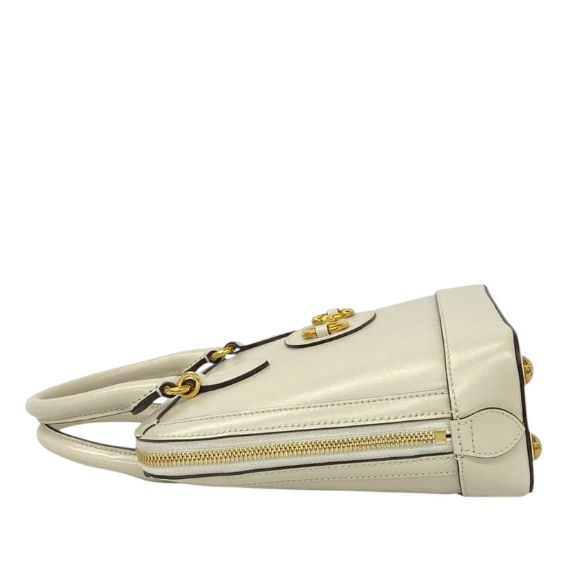 Small Leather Horsebit 1955 Satchel - Image 8