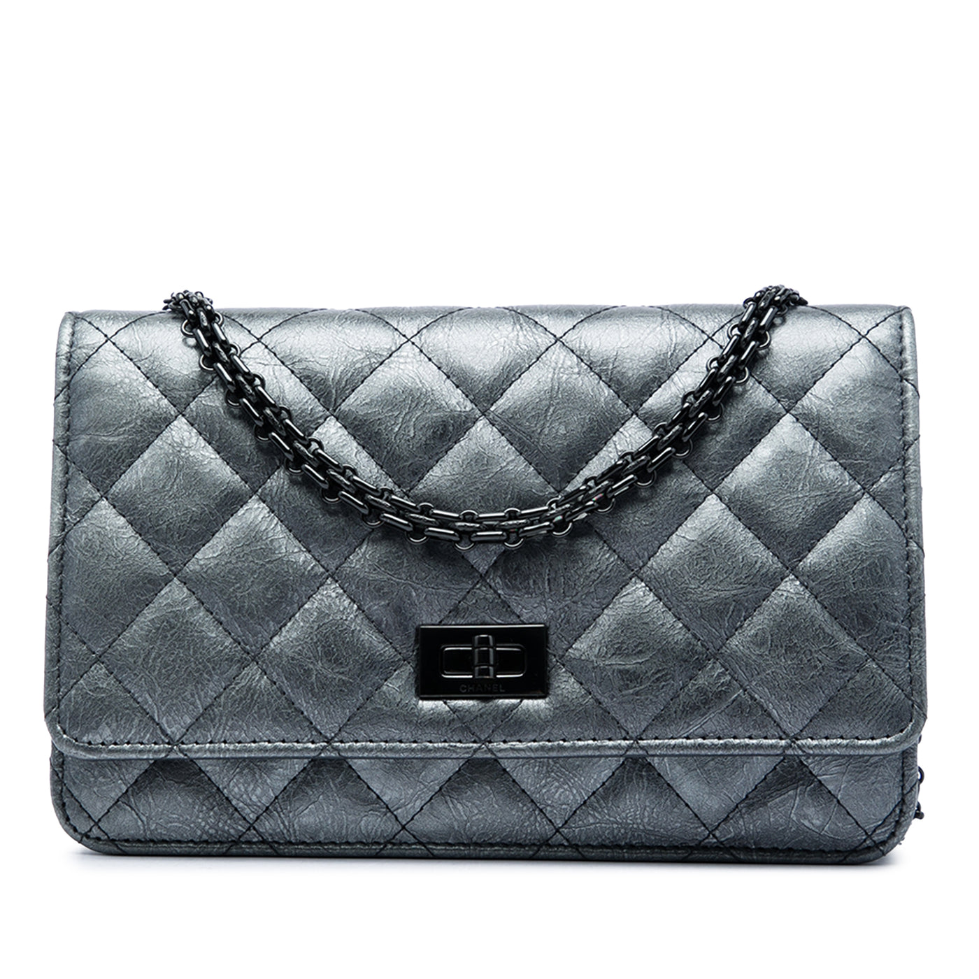 Quilted Aged Calfskin Reissue 2.55 Wallet on Chain - Image 1