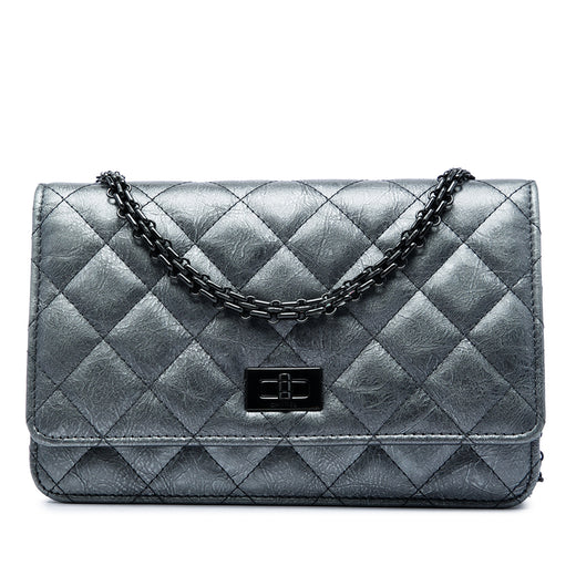Quilted Aged Calfskin Reissue 2.55 Wallet on Chain - Image 1