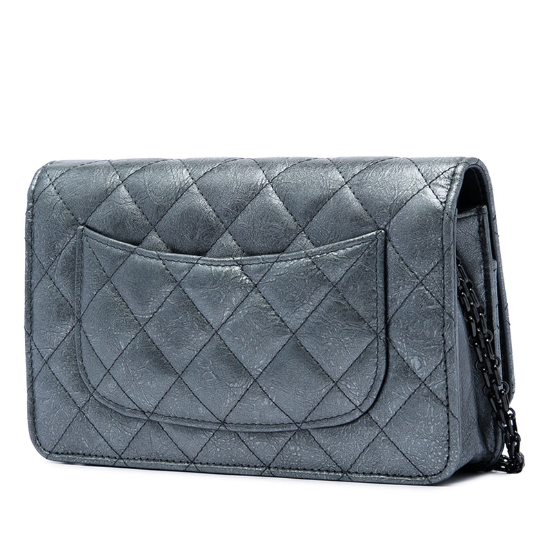 Quilted Aged Calfskin Reissue 2.55 Wallet on Chain - Image 2
