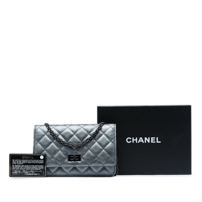 Quilted Aged Calfskin Reissue 2.55 Wallet on Chain - Image 7