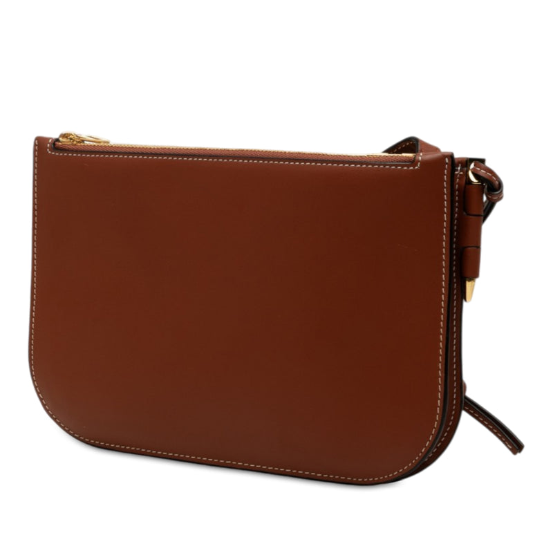 Leather Gate Double Zip Pouch - Image 2