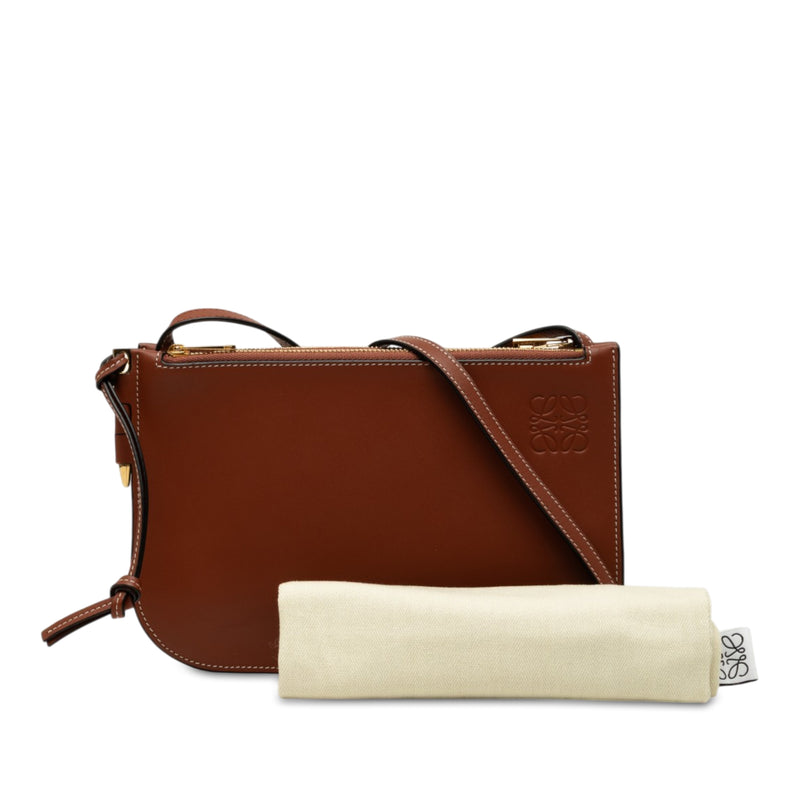 Leather Gate Double Zip Pouch - Image 7