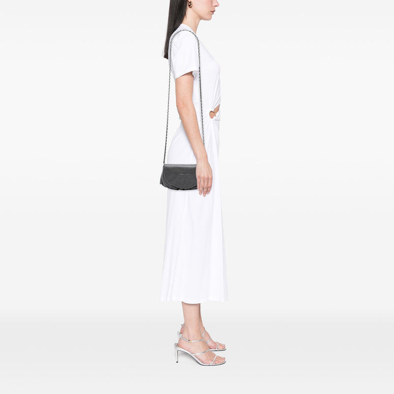 CC Caviar Half Moon Wallet on Chain - Image 6