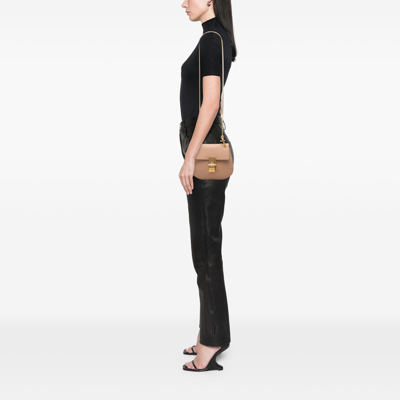 Mini Leather Drew Crossbody - Image 6