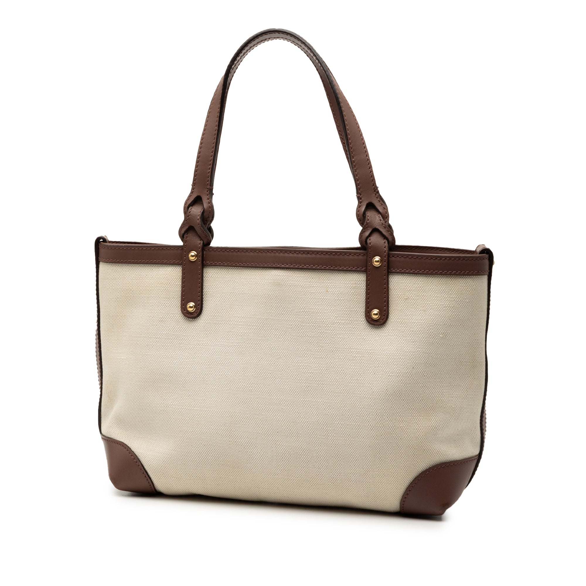 Small Canvas Logo Craft Tote - Image 2