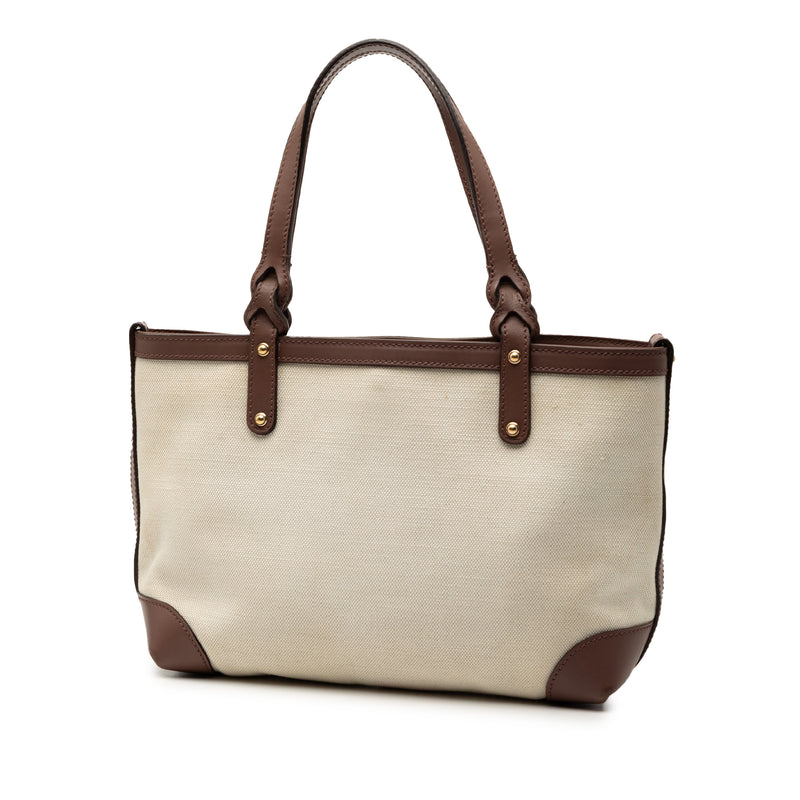 Small Canvas Logo Craft Tote - Image 2