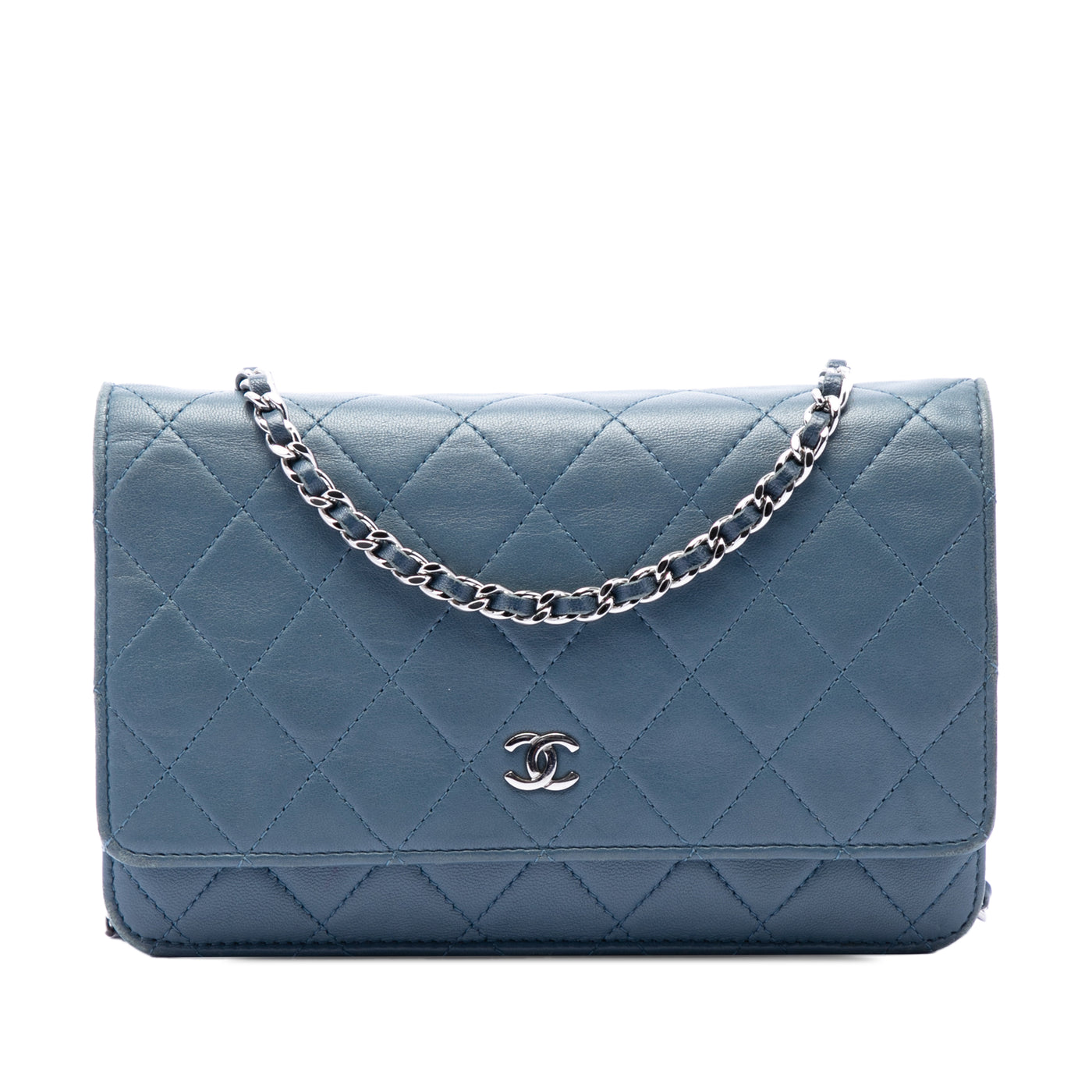 CC Quilted Lambskin Wallet On Chain - Image 1