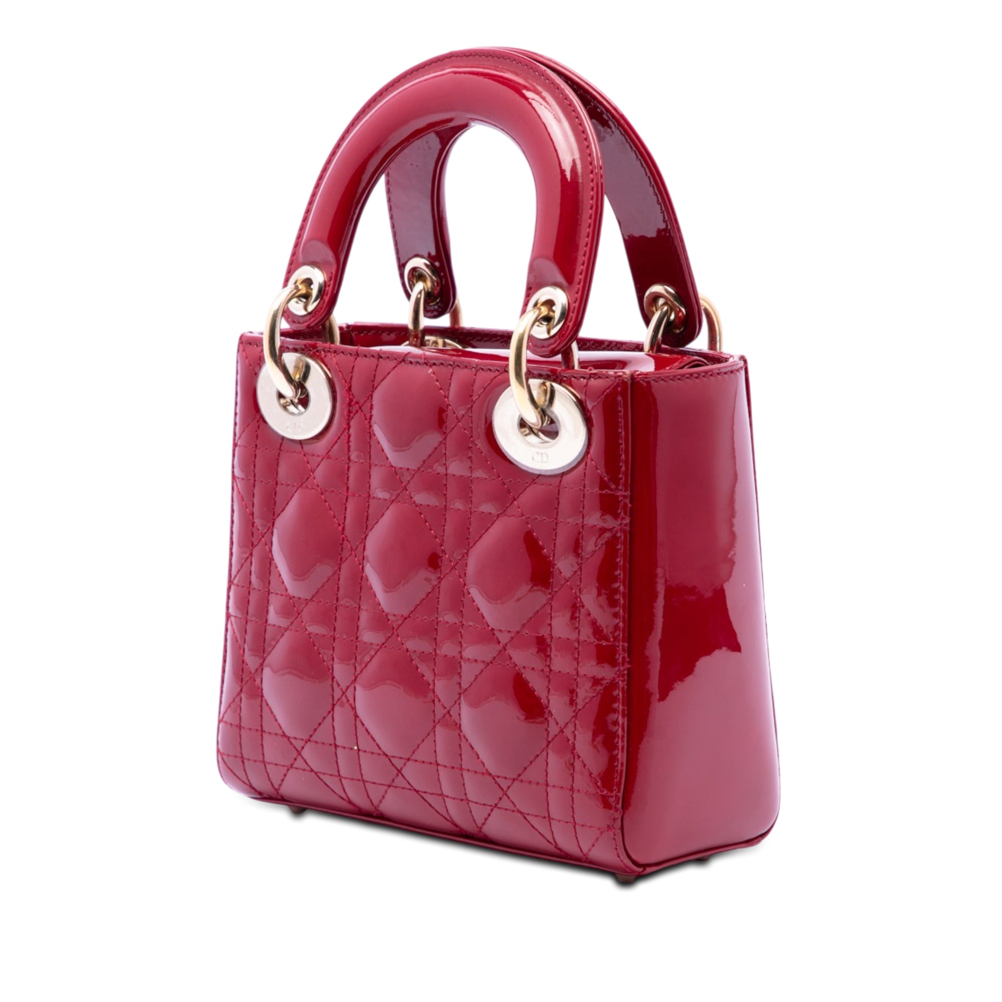 Mini Patent Cannage Lady Dior - Image 2