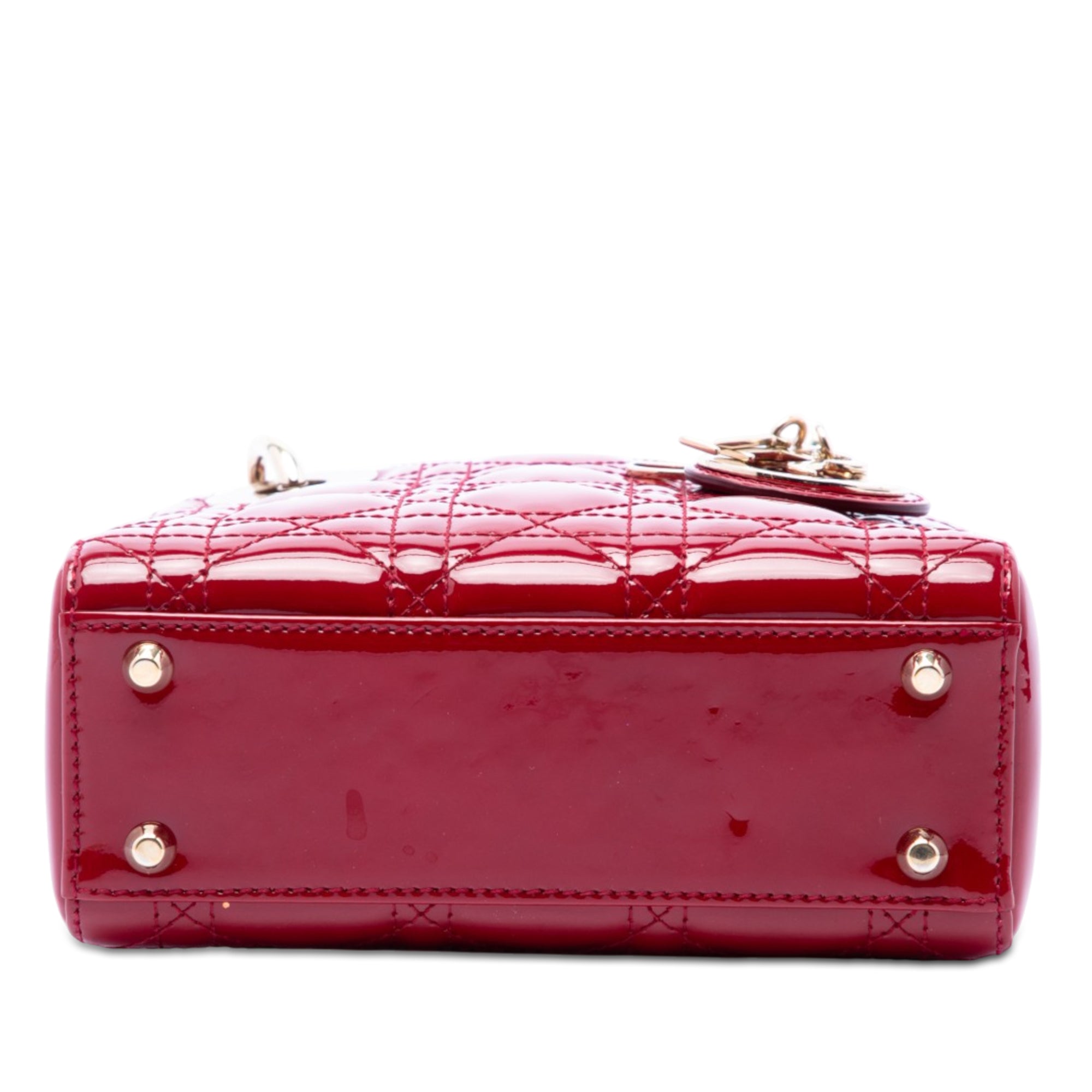 Mini Patent Cannage Lady Dior - Image 3