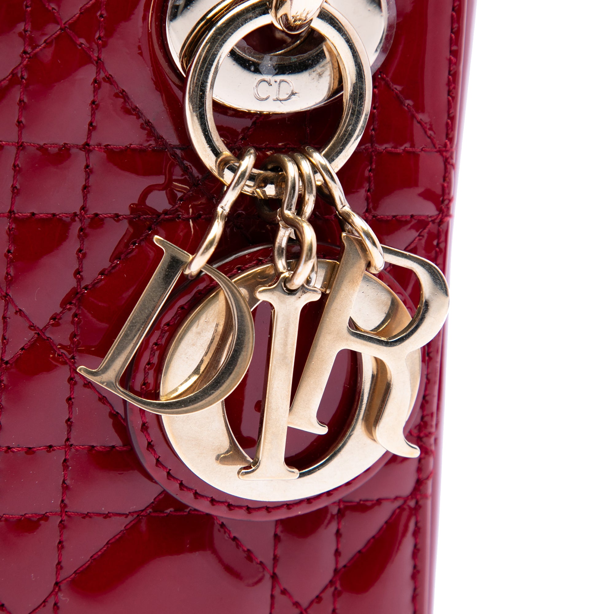 Mini Patent Cannage Lady Dior - Image 5
