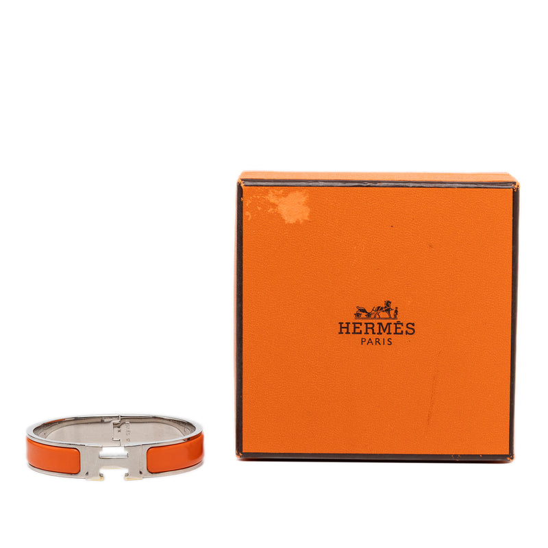 Narrow Enamel Clic H Bracelet PM - Image 6