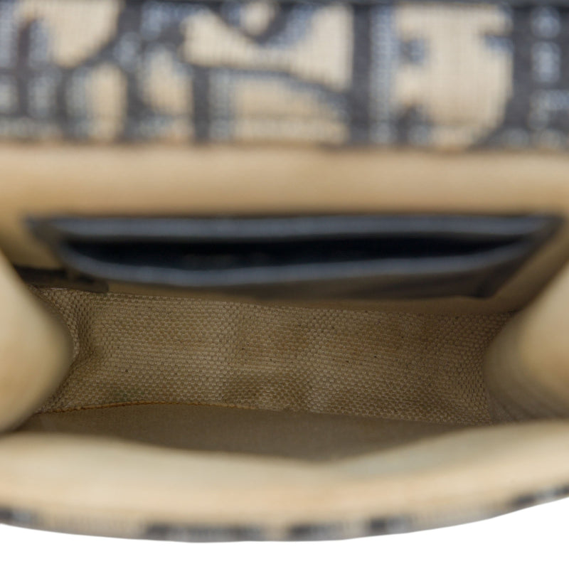 Oblique Canvas Saddle Phone Holder Crossbody - Image 4