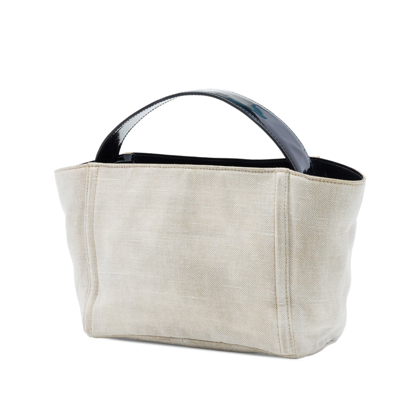 Linen Blend Satchel - Image 2