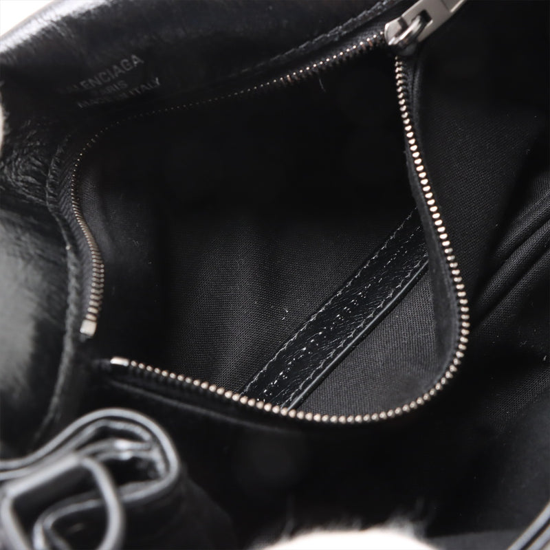 Small Leather BB Soft Flap Satchel - Image 4