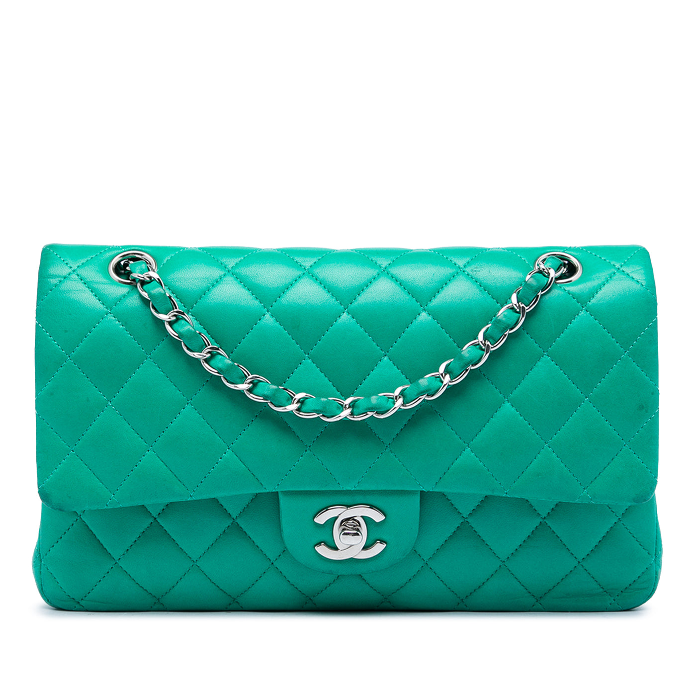 Medium Classic Lambskin Double Flap - Image 1