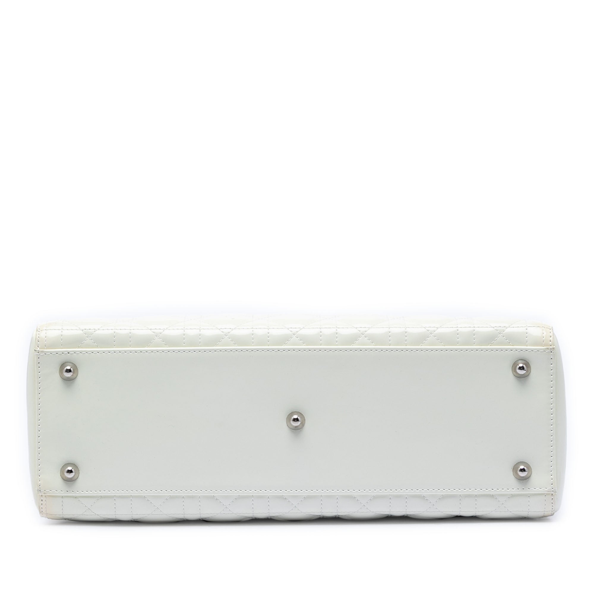 Large Lambskin Cannage Lady Dior - Image 3