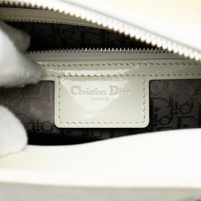 Large Lambskin Cannage Lady Dior - Image 5