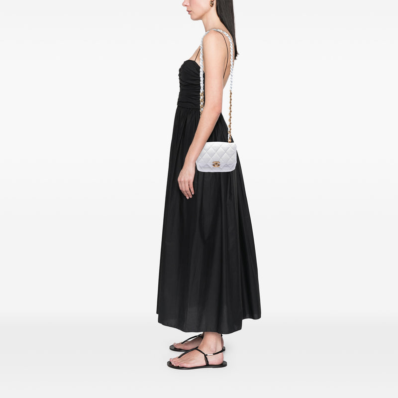 Mini Quilted Lambskin Lacquered Chain Flap - Image 6