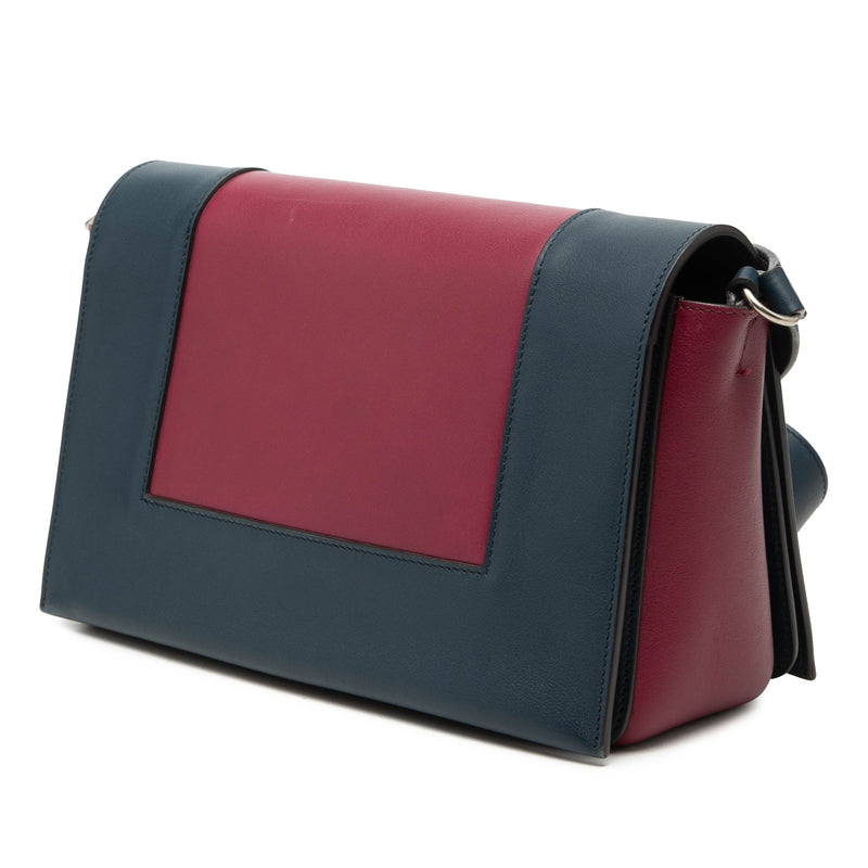 Medium Shiny Smooth Calfskin Frame Shoulder Bag - Image 2