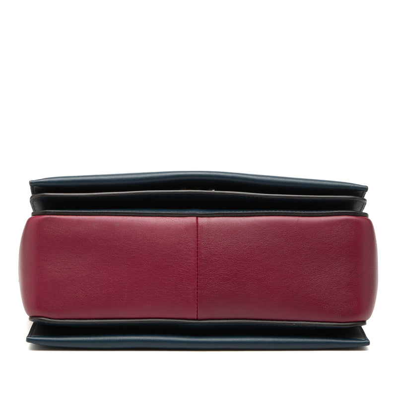 Medium Shiny Smooth Calfskin Frame Shoulder Bag - Image 3