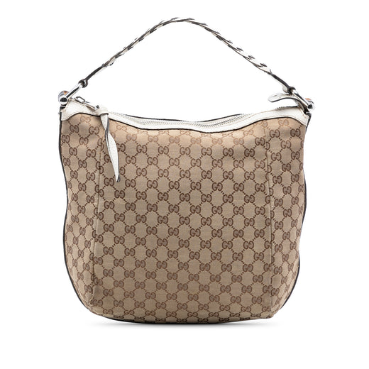 GG Canvas Bamboo Bar Hobo - Image 1