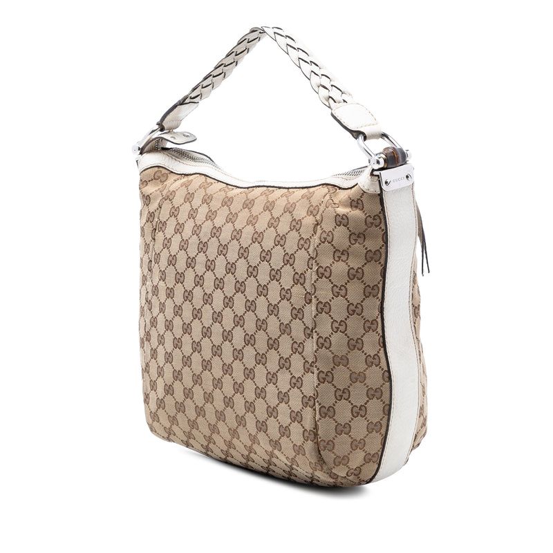 GG Canvas Bamboo Bar Hobo - Image 2