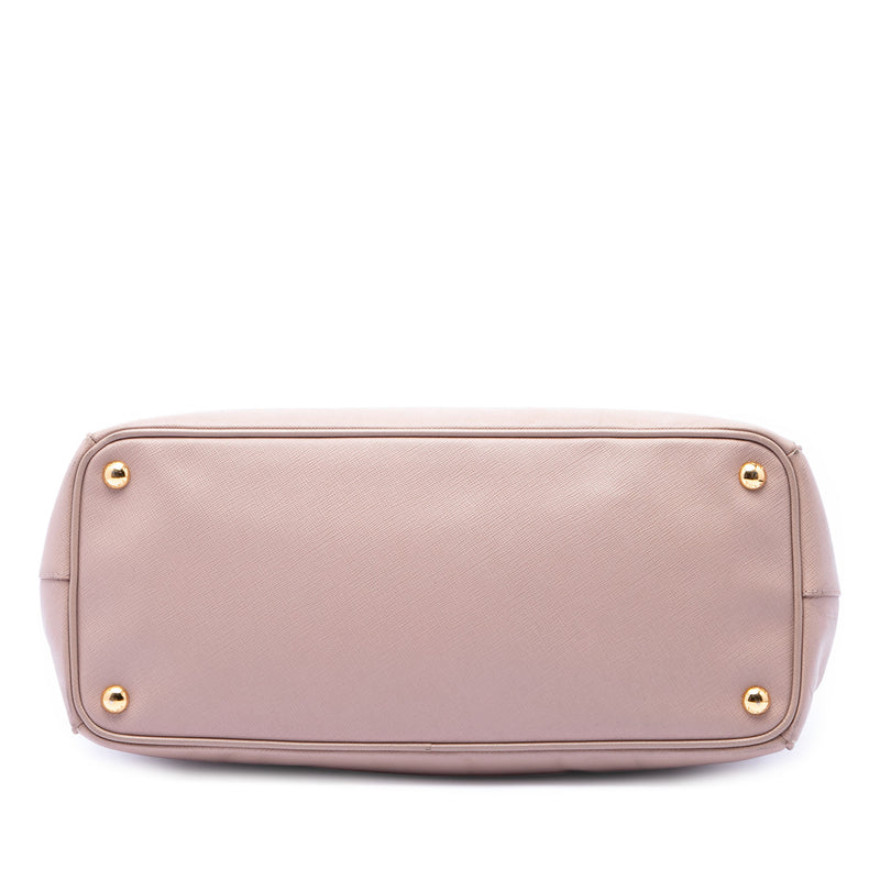 Large Saffiano Lux Galleria Double Zip Satchel - Image 3
