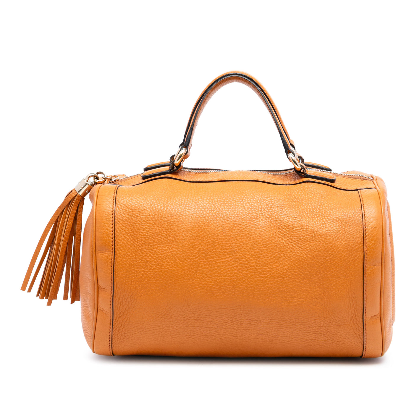 Medium Pebbled Calfskin Soho Boston Bag - Image 1