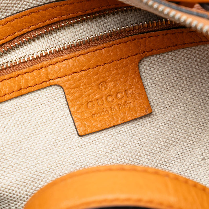 Medium Pebbled Calfskin Soho Boston Bag - Image 5