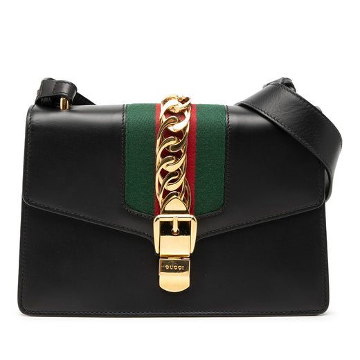 Small Calfskin Web Sylvie Satchel - Image 1