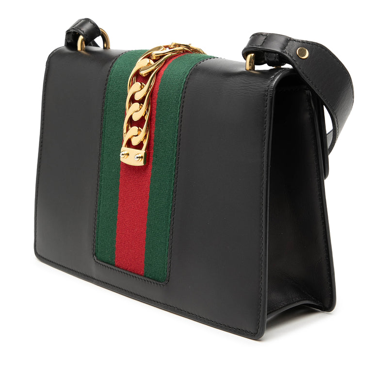 Small Calfskin Web Sylvie Satchel - Image 2