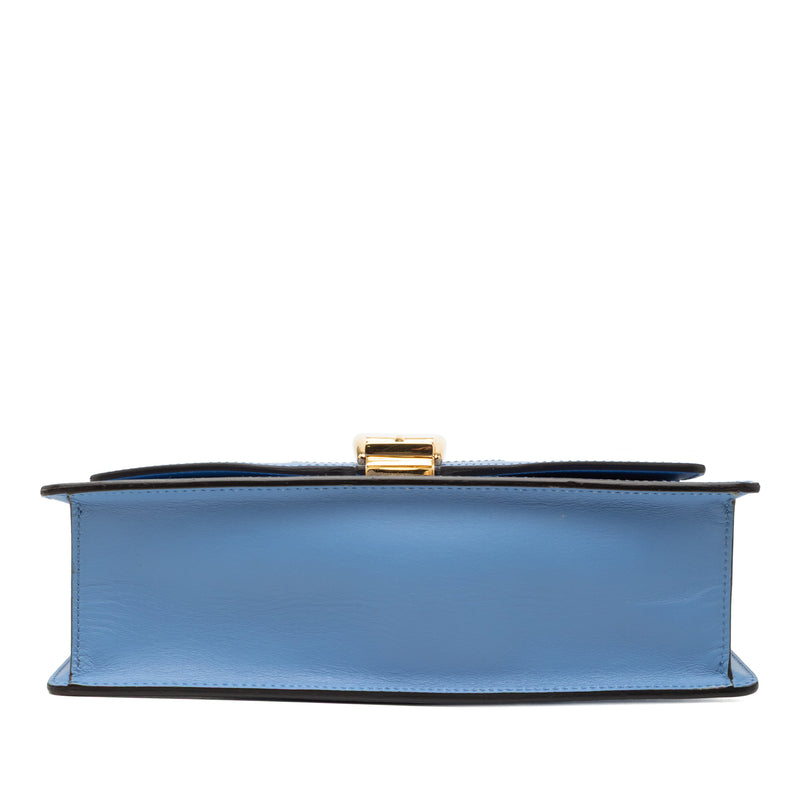 Small Leather Sylvie Web Satchel - Image 3