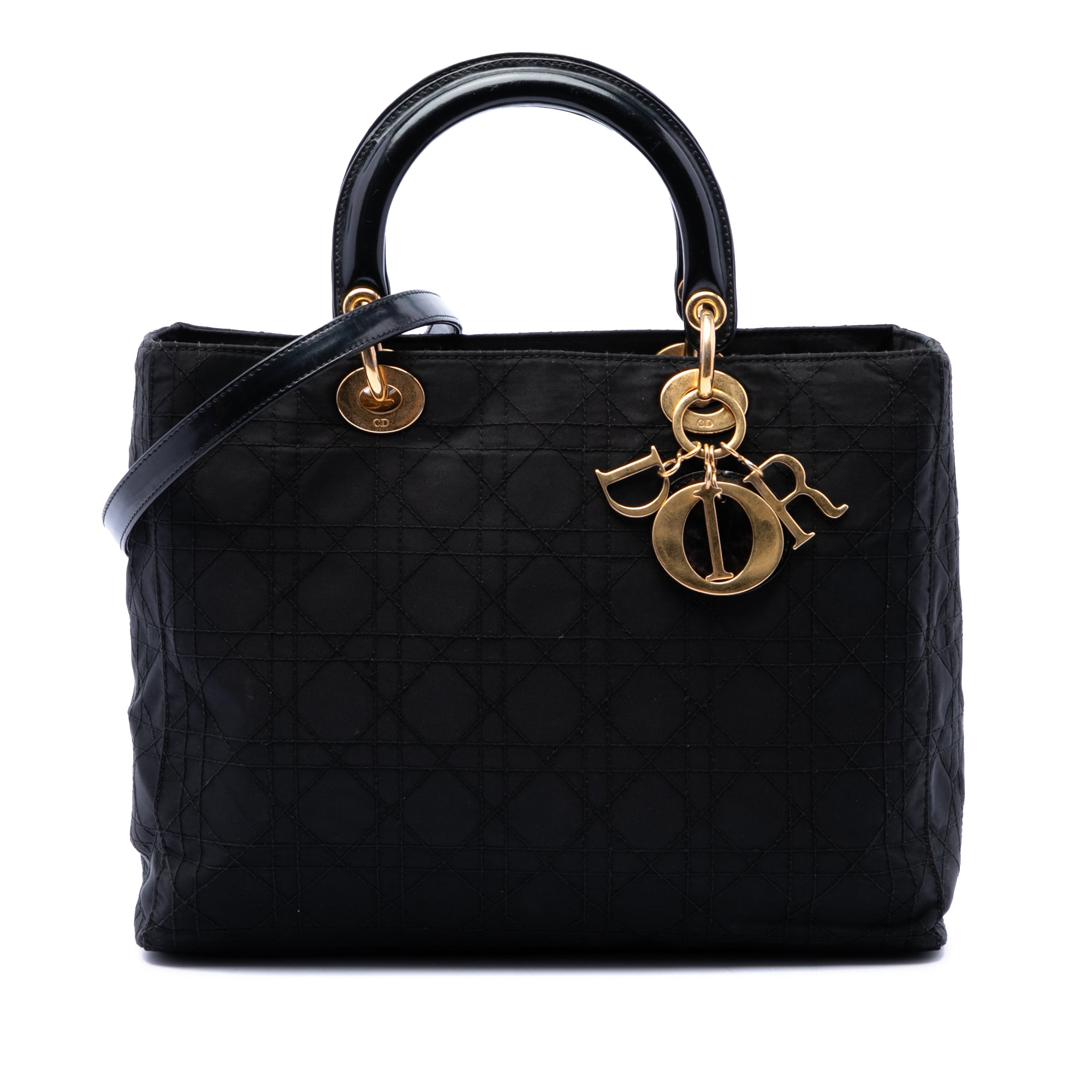 Large Nylon Cannage Lady Dior - Image 1
