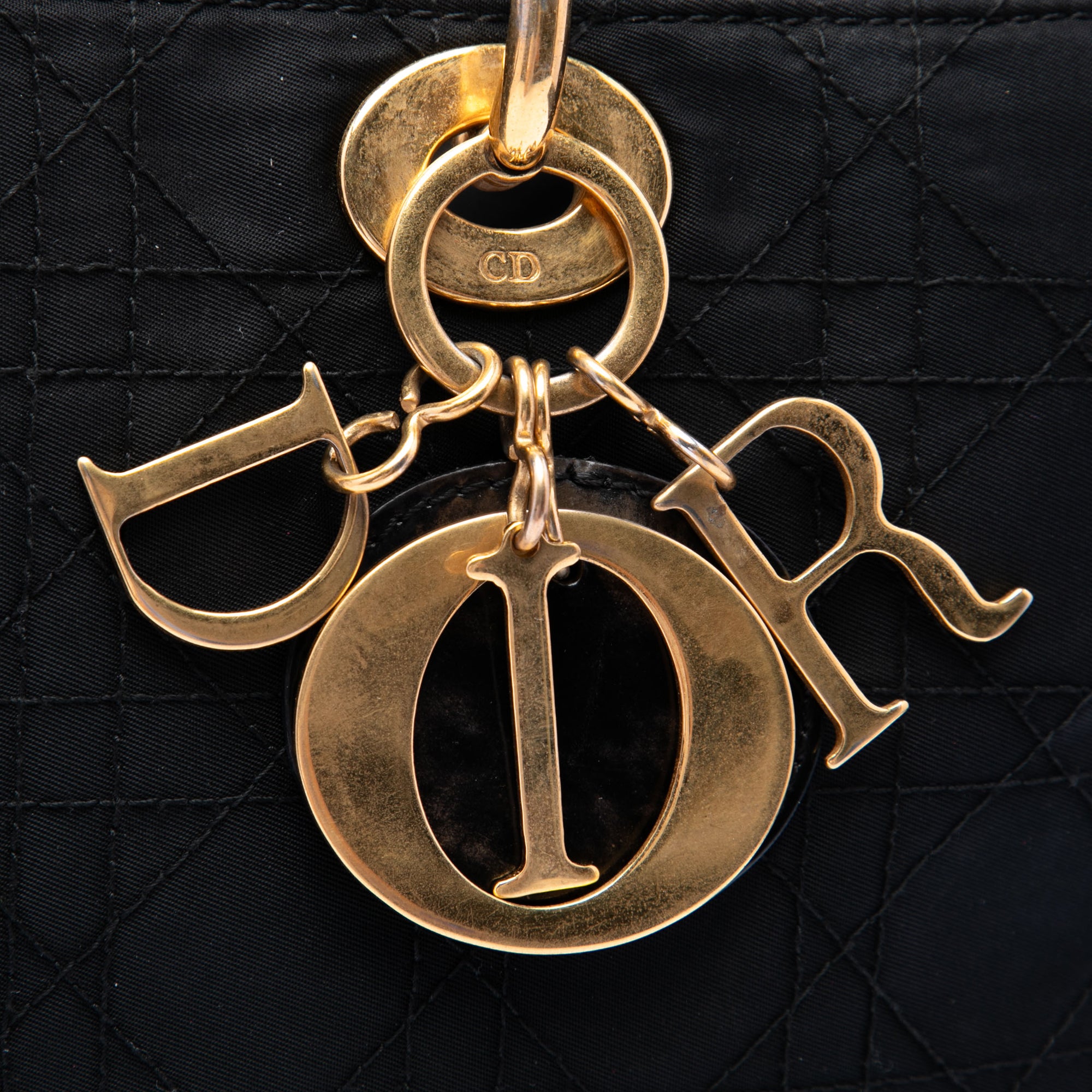 Large Nylon Cannage Lady Dior - Image 5